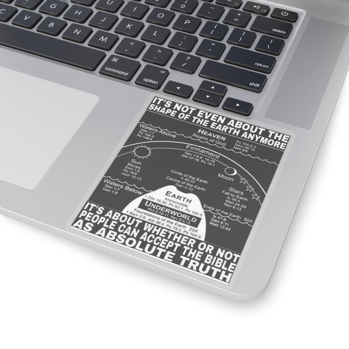 Flat Earth Awakening- Absolute Truth Sticker