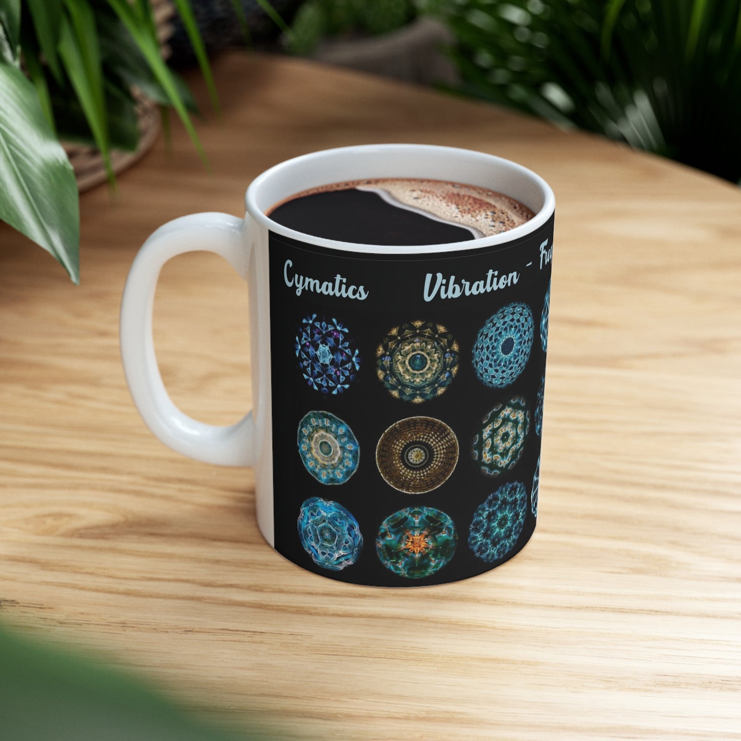 Cymatics Collection- White Mug