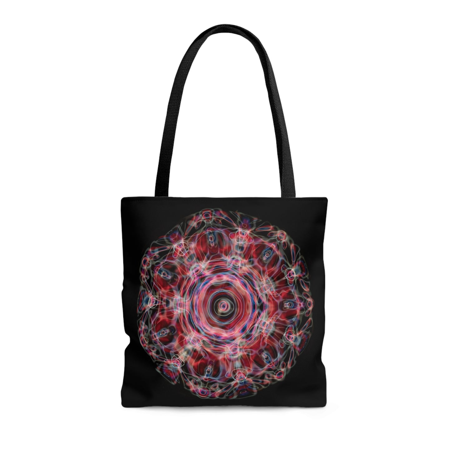 Cymatics Collection- Red Cymatic Tote Bag