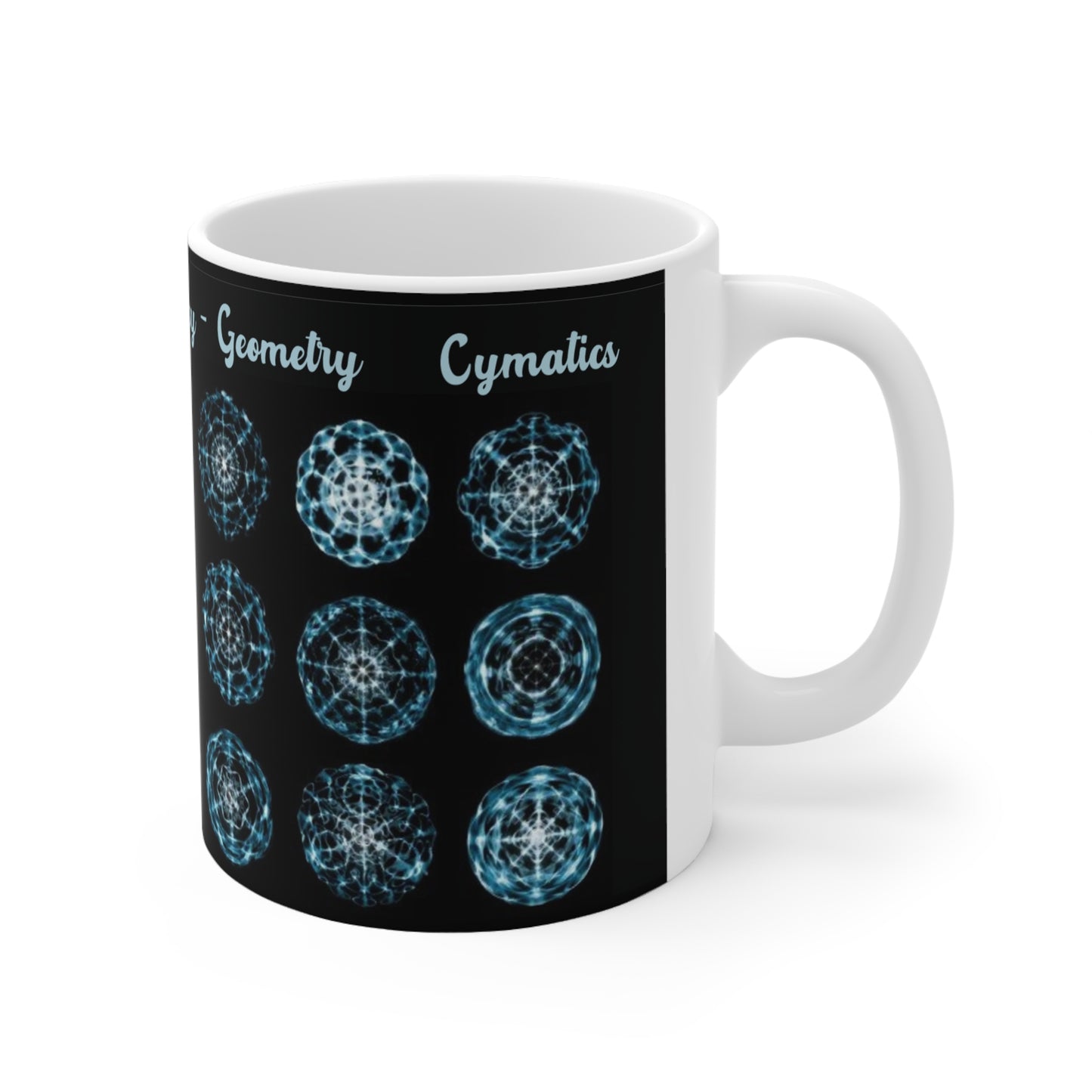 Cymatics Collection- White Mug