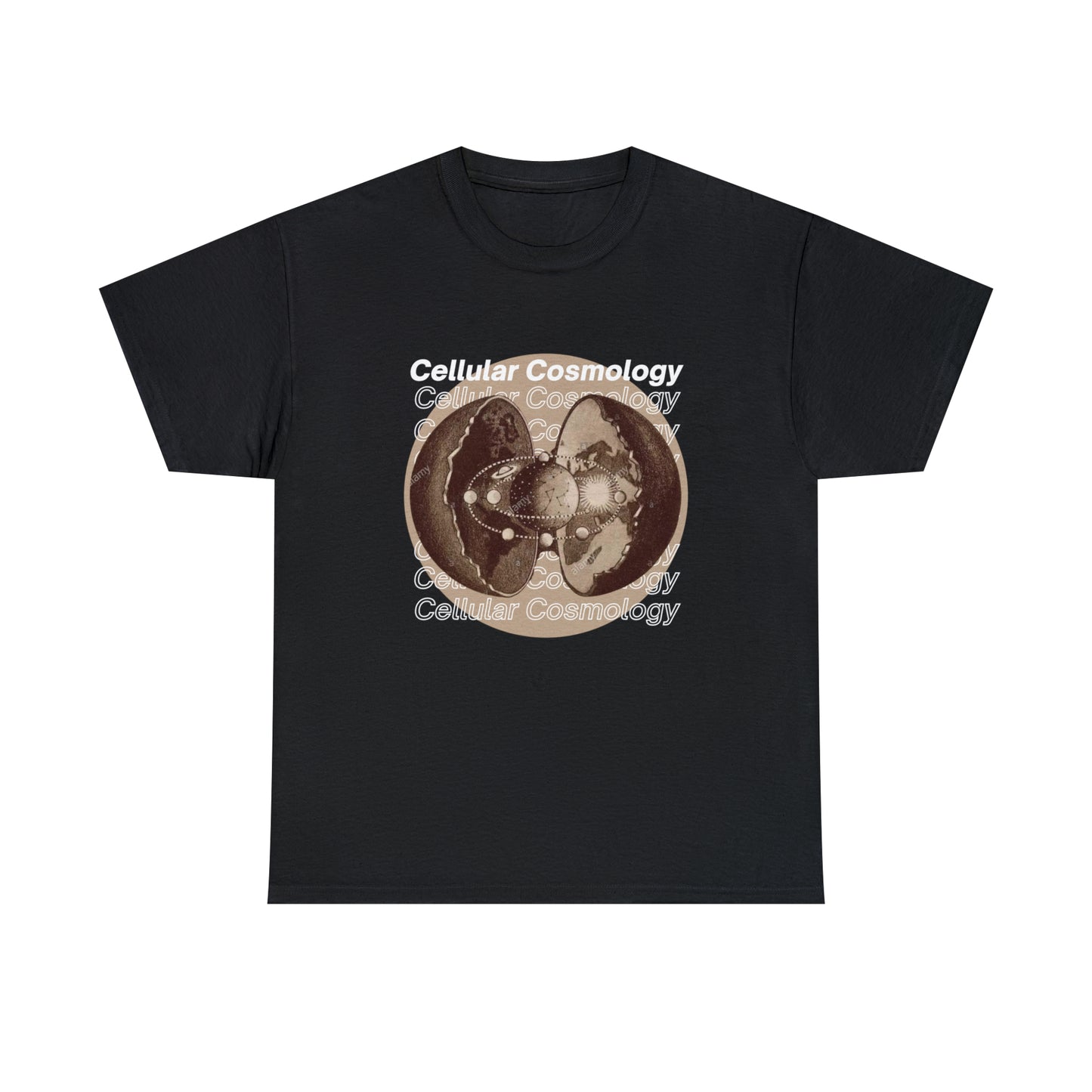 Flat Earth Awakening- Cellular Cosmology T-Shirt