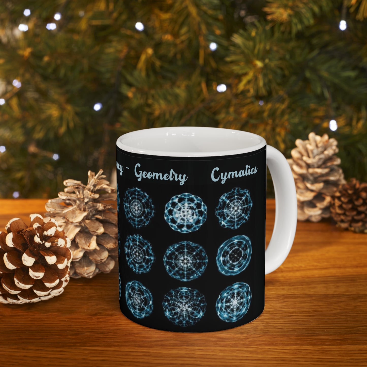 Cymatics Collection- White Mug