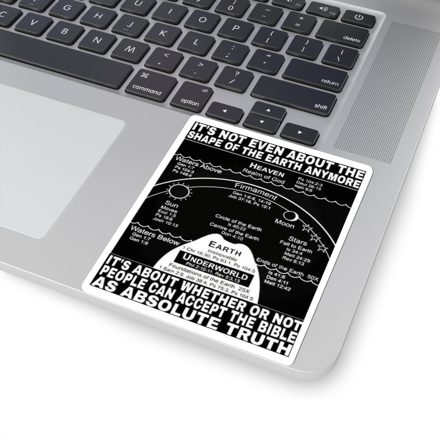 Flat Earth Awakening- Absolute Truth Sticker