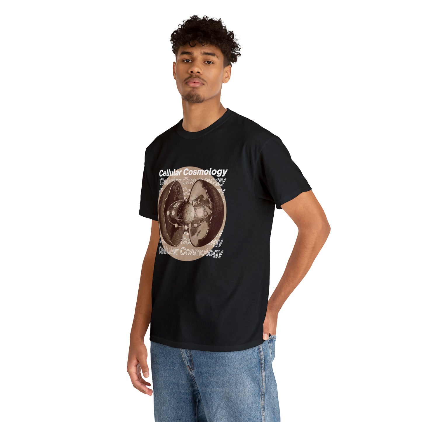 Flat Earth Awakening- Cellular Cosmology T-Shirt