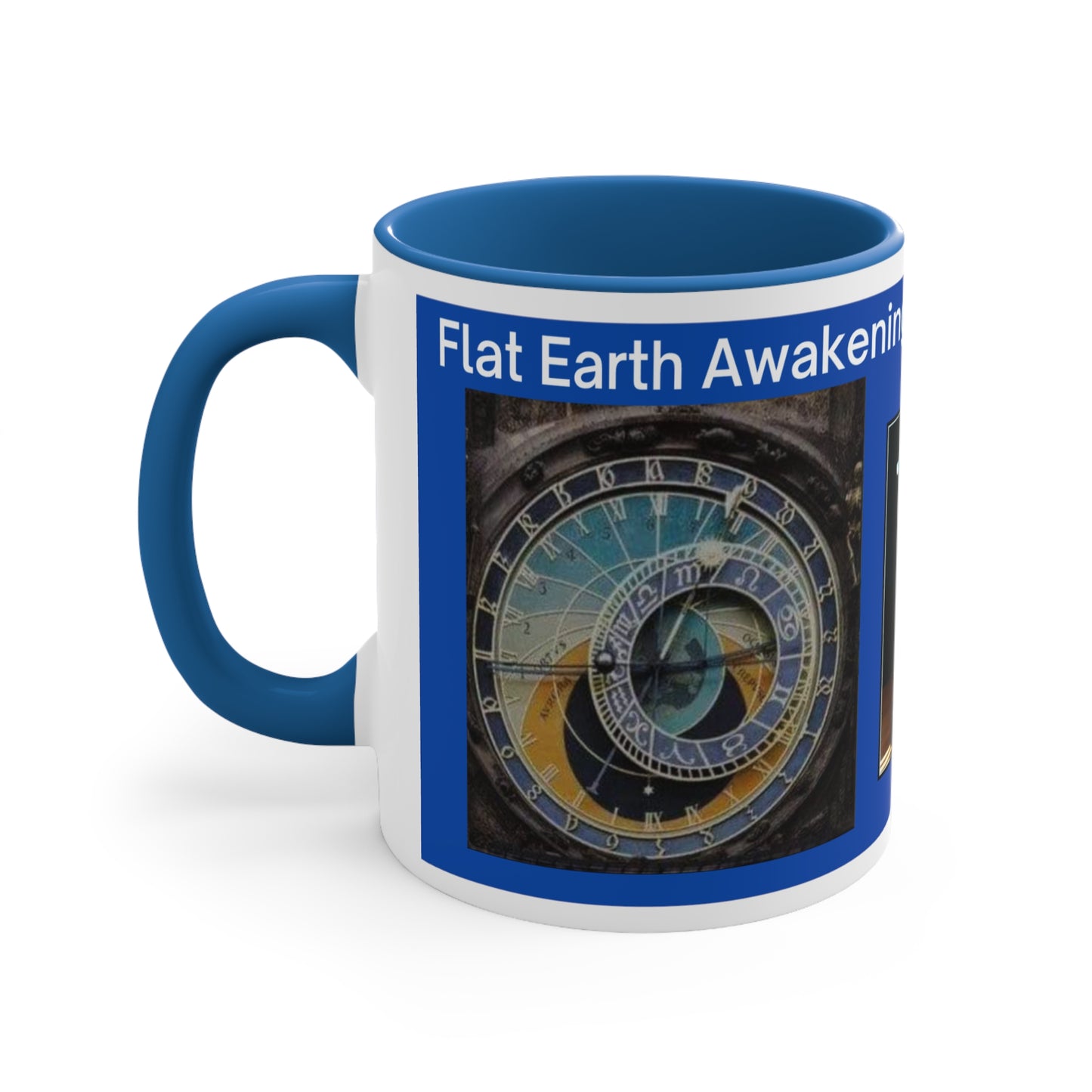Flat Earth- Celestial Timepeice Mug