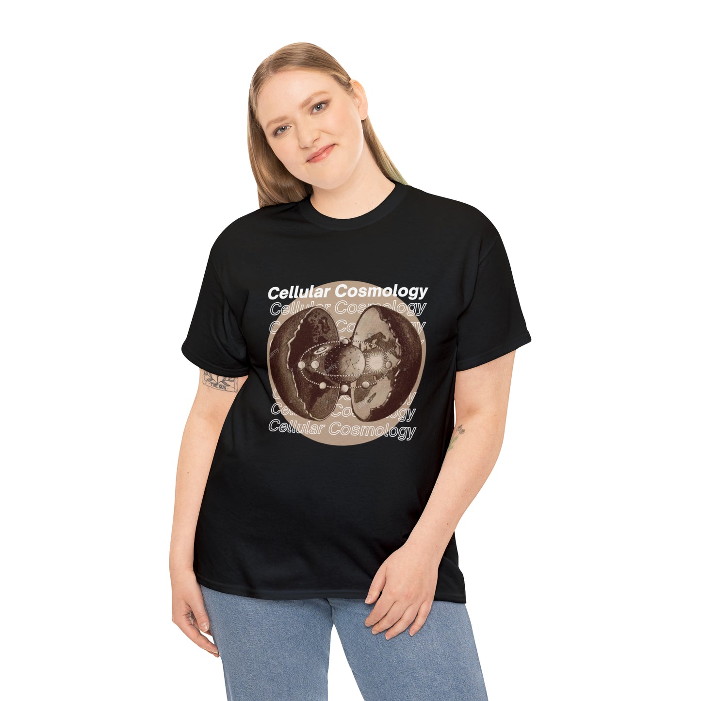 Flat Earth Awakening- Cellular Cosmology T-Shirt