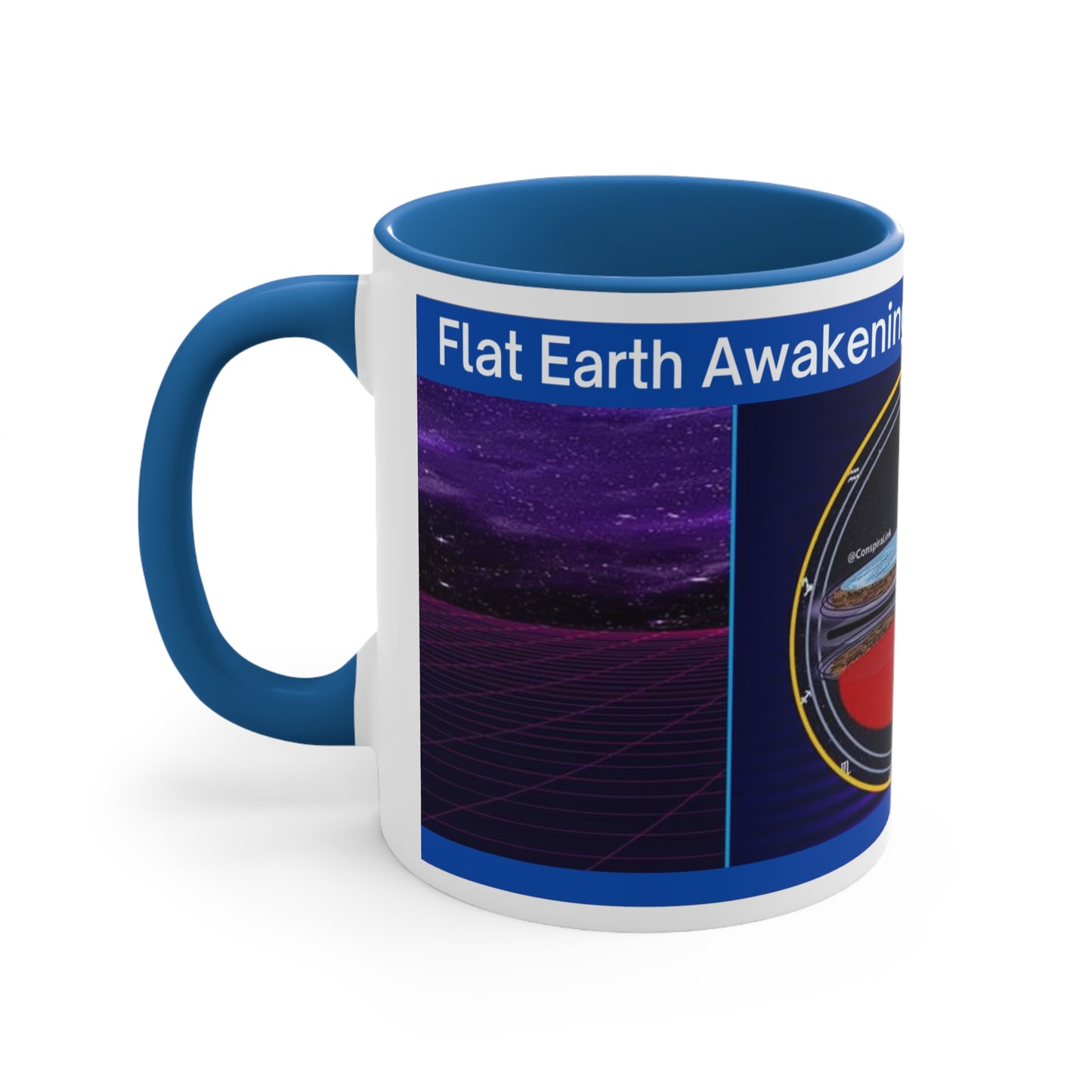 Flat Earth- As Above So Below Mug