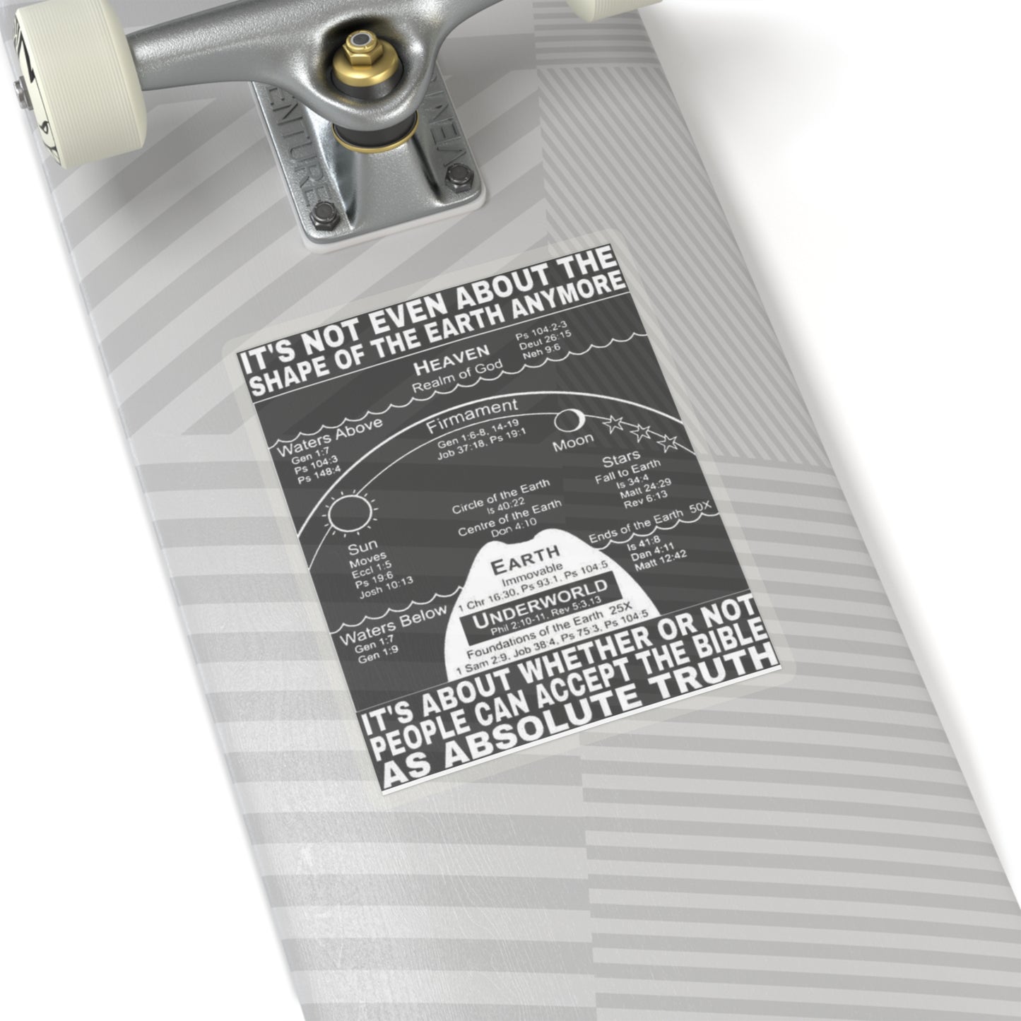 Flat Earth Awakening- Absolute Truth Sticker