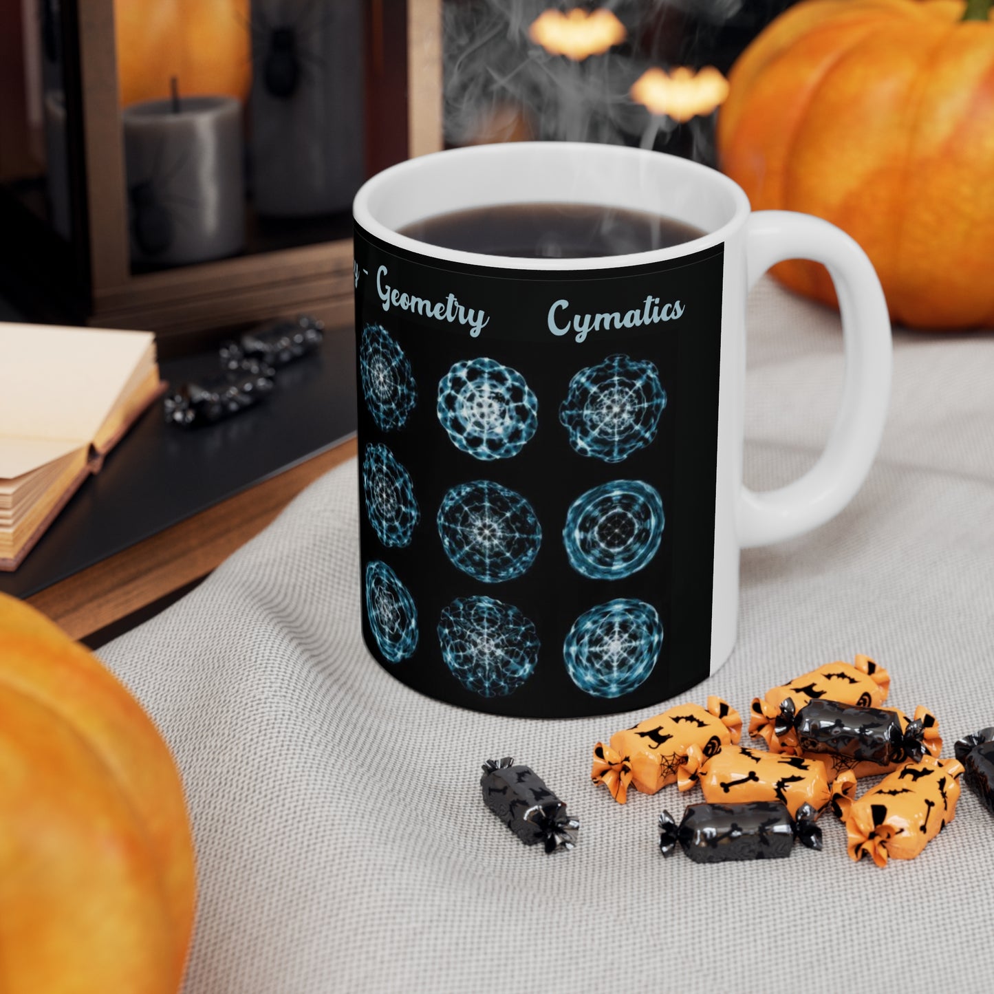 Cymatics Collection- White Mug