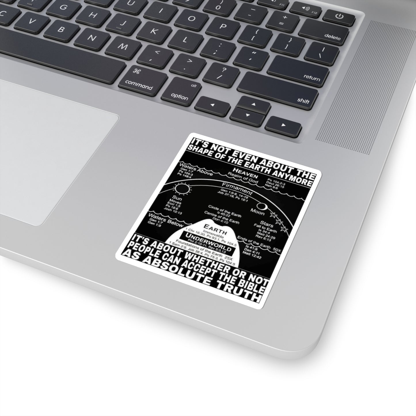 Flat Earth Awakening- Absolute Truth Sticker