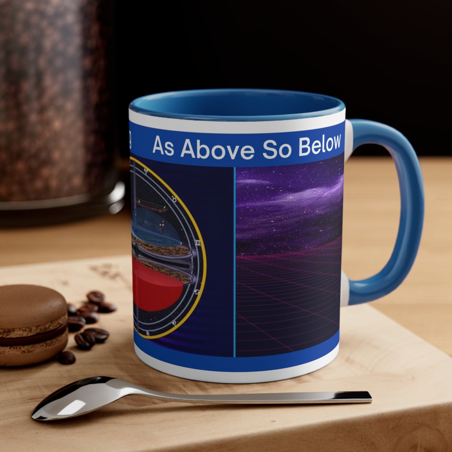 Flat Earth- As Above So Below Mug