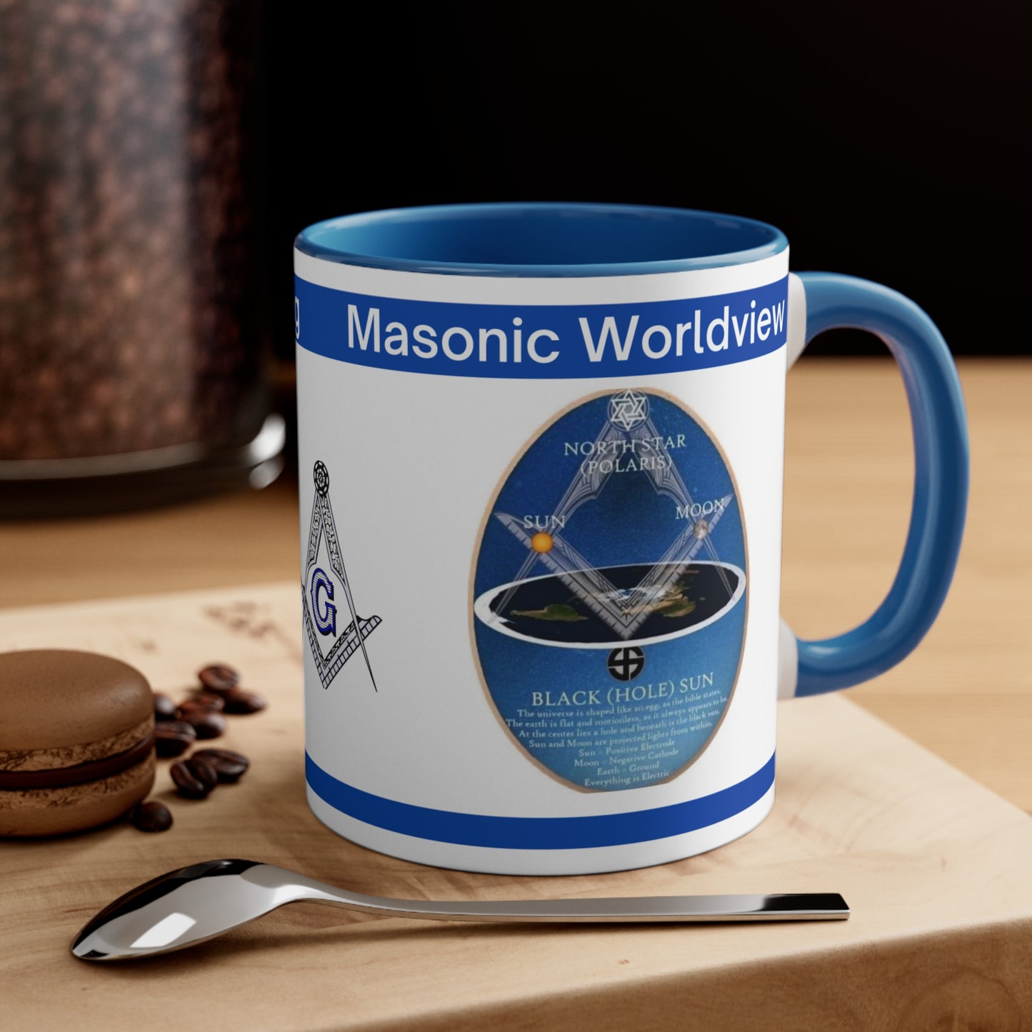 Flat Earth Awakening- Masonic Worldview Mug