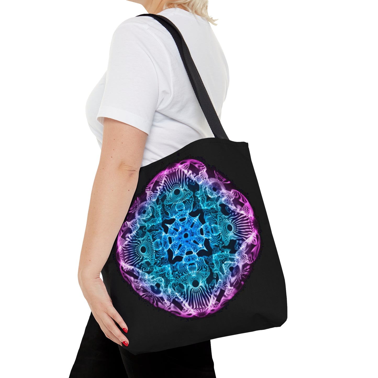 Cymatics Collection- Purple Cymatic Tote Bag