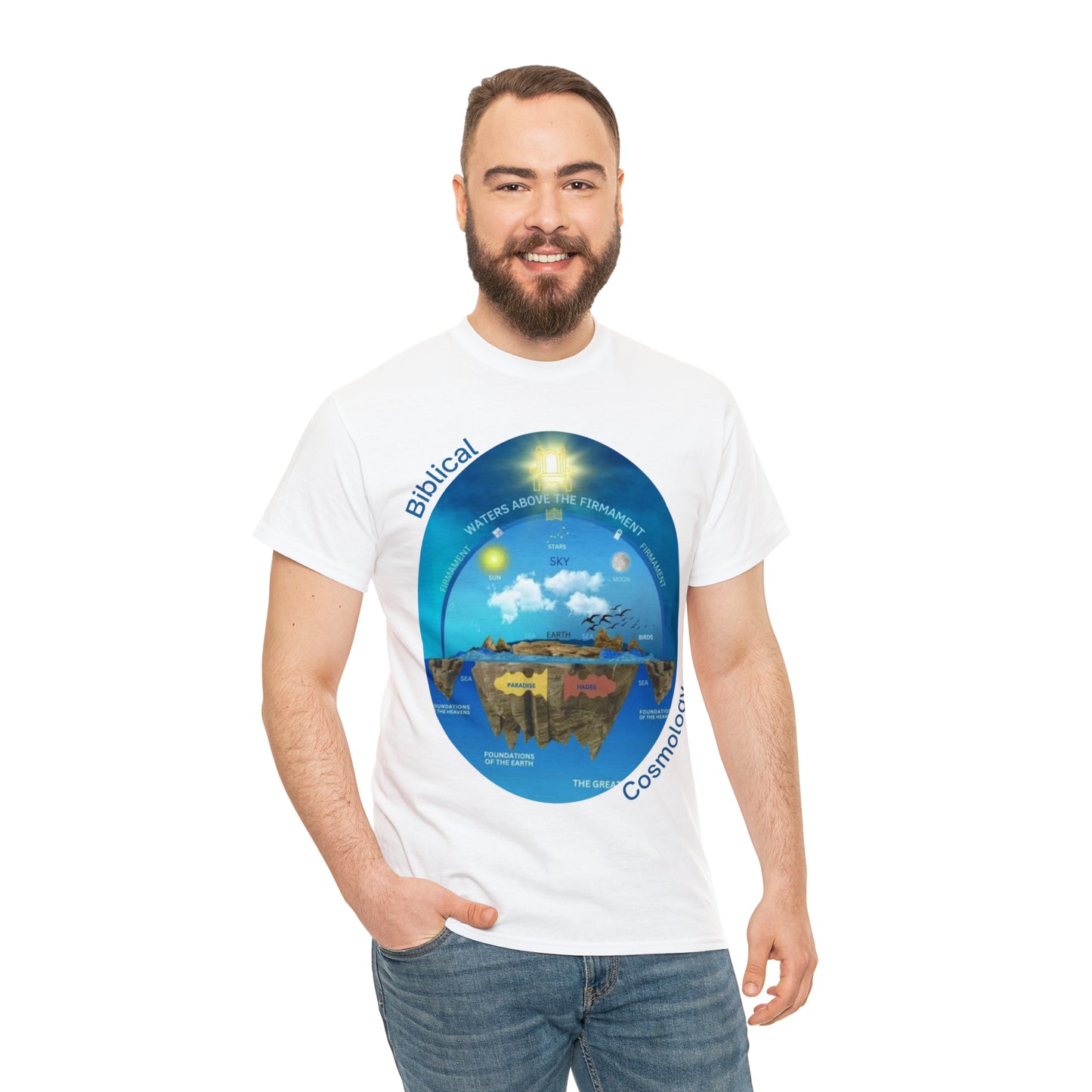 Flat Earth Awakening- Biblical Cosmology T-Shirt