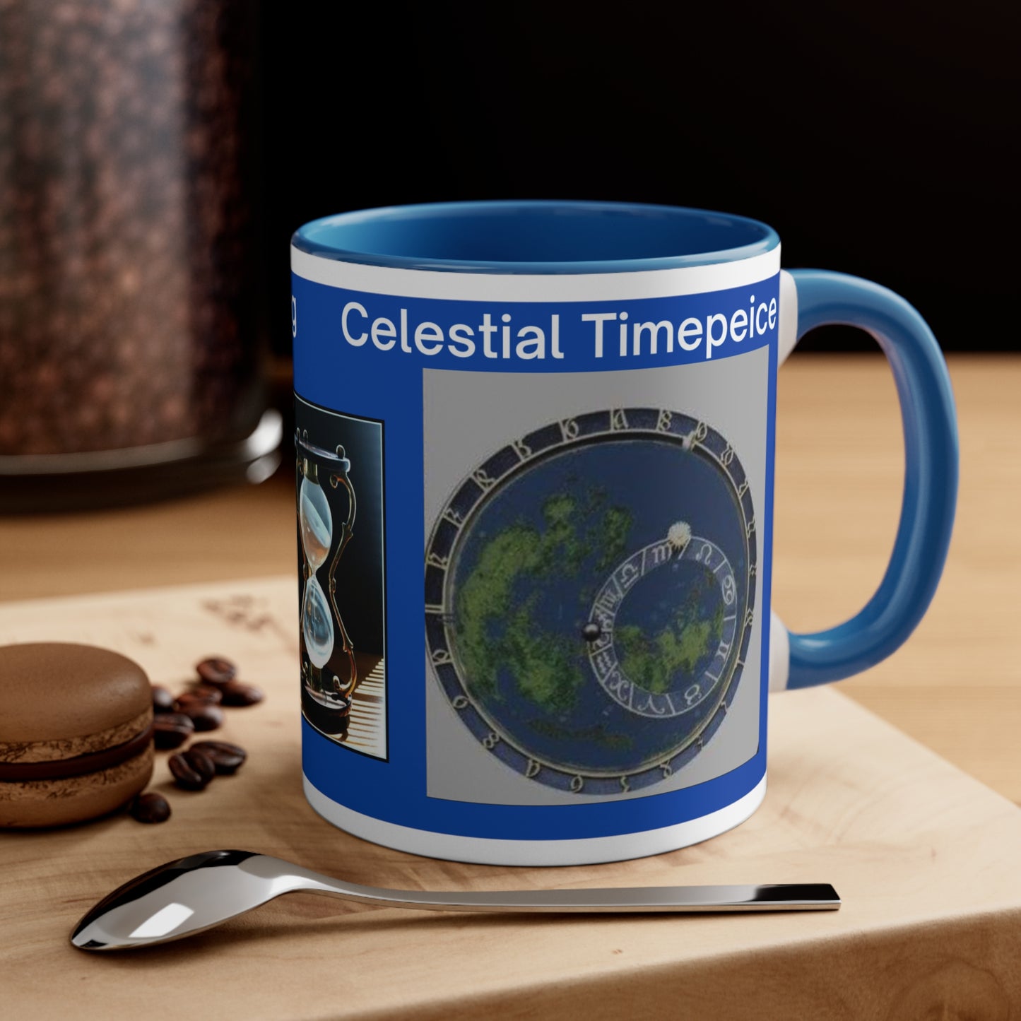 Flat Earth- Celestial Timepeice Mug