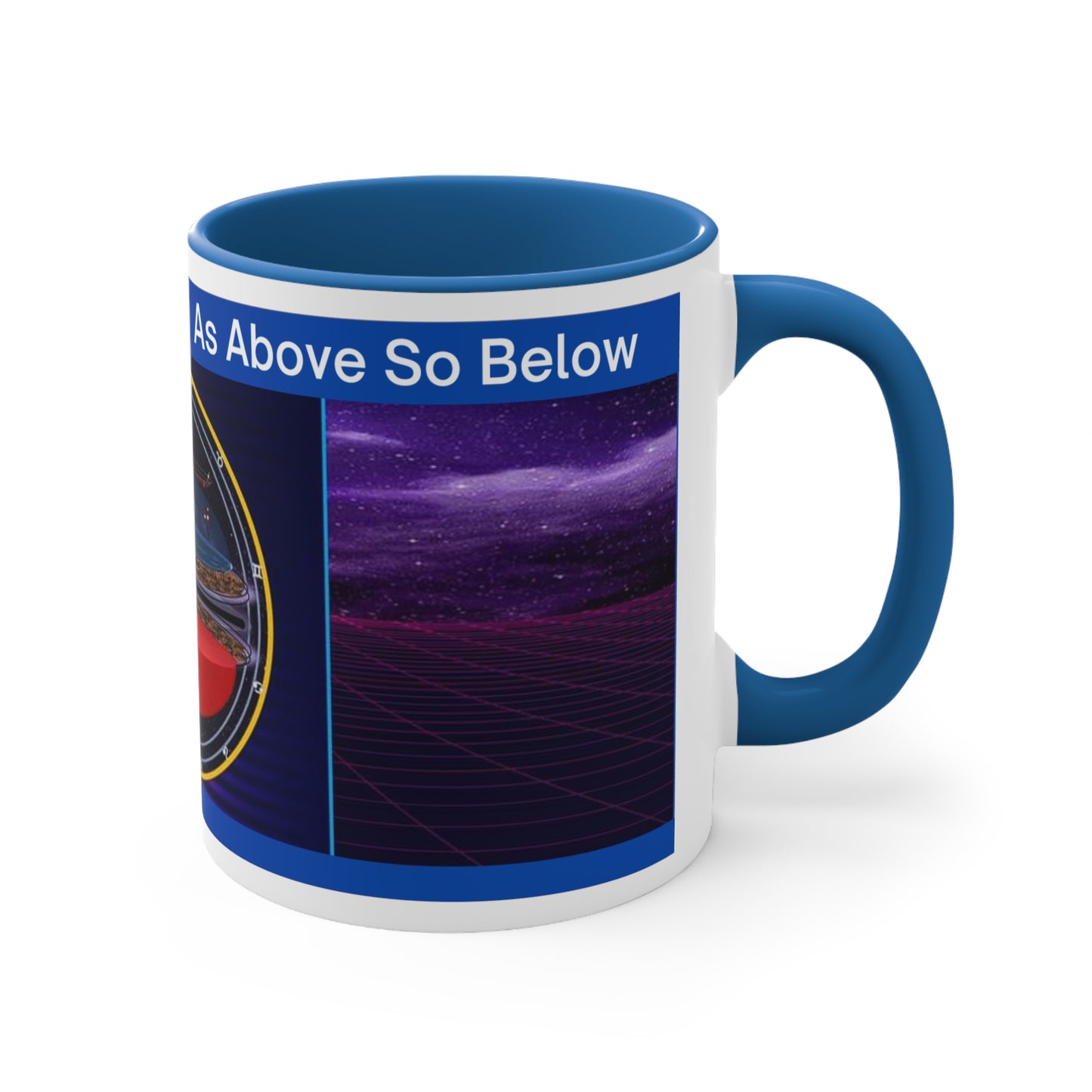 Flat Earth- As Above So Below Mug