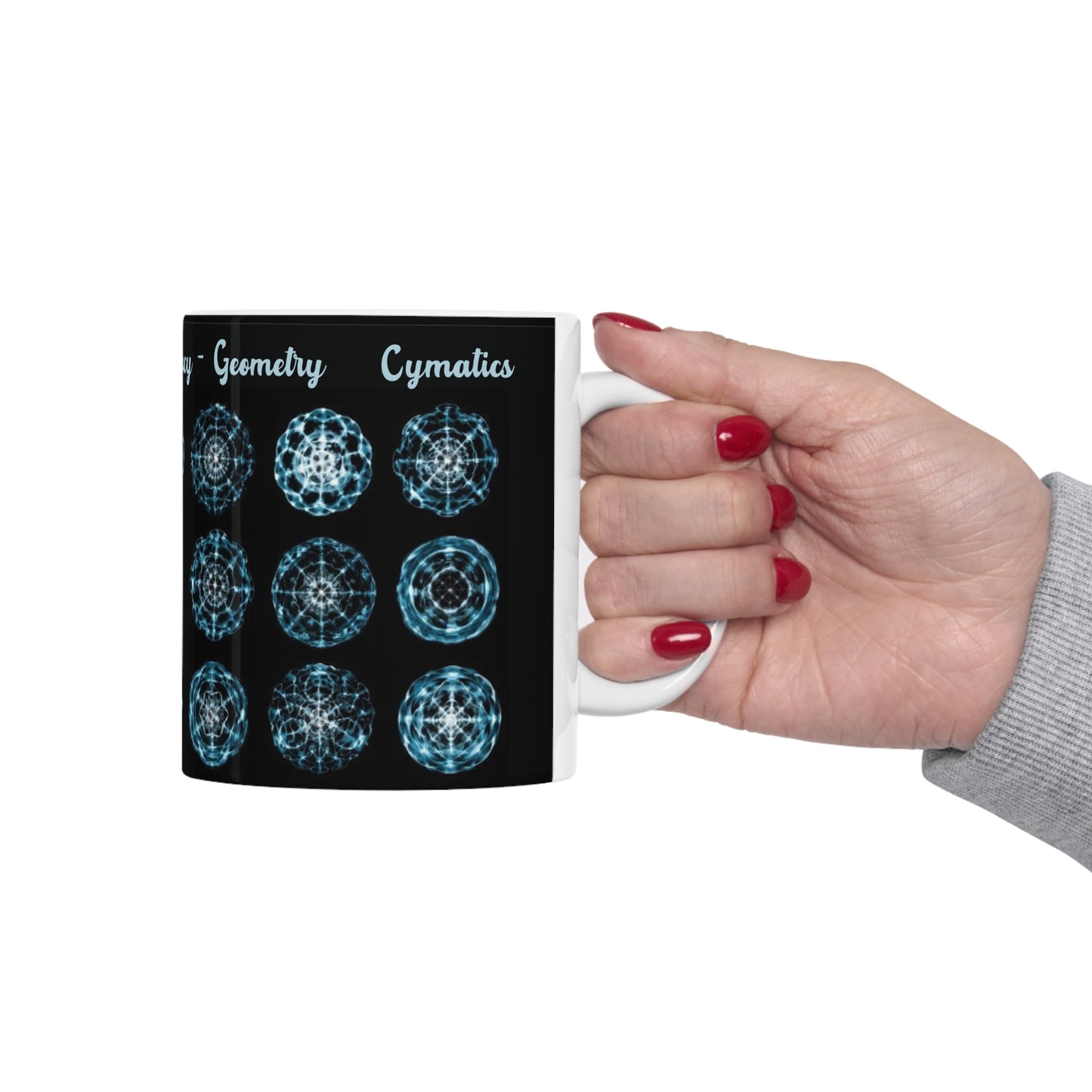 Cymatics Collection- White Mug