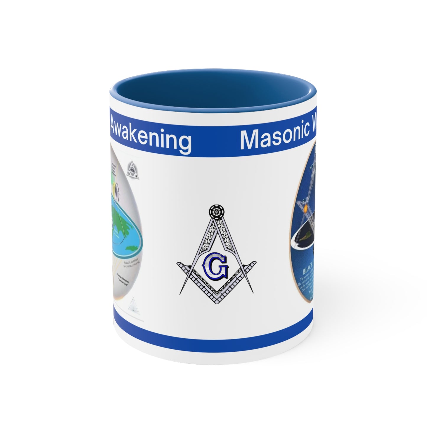 Flat Earth Awakening- Masonic Worldview Mug