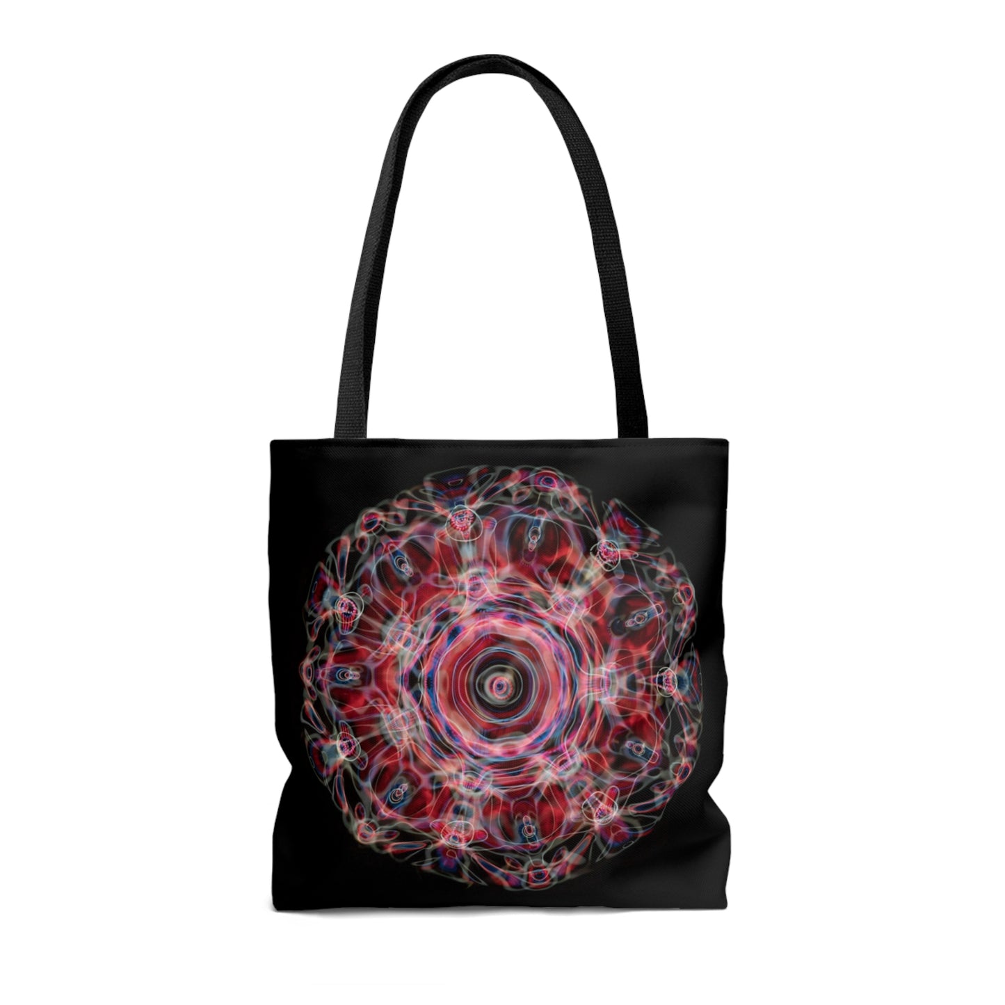 Cymatics Collection- Red Cymatic Tote Bag