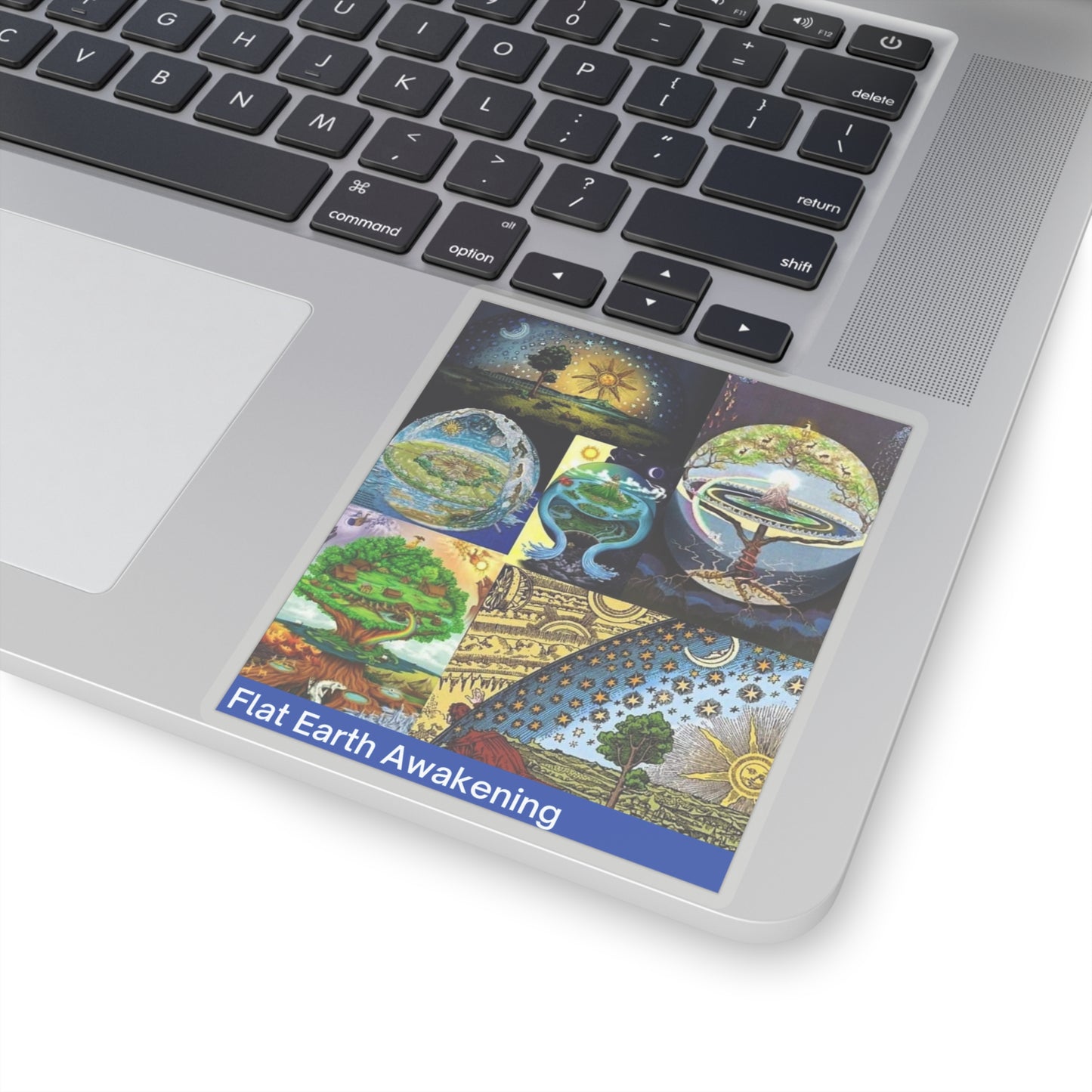 Flat Earth Awakening Sticker