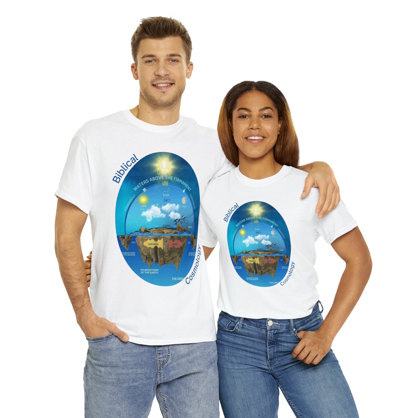 Flat Earth Awakening- Biblical Cosmology T-Shirt
