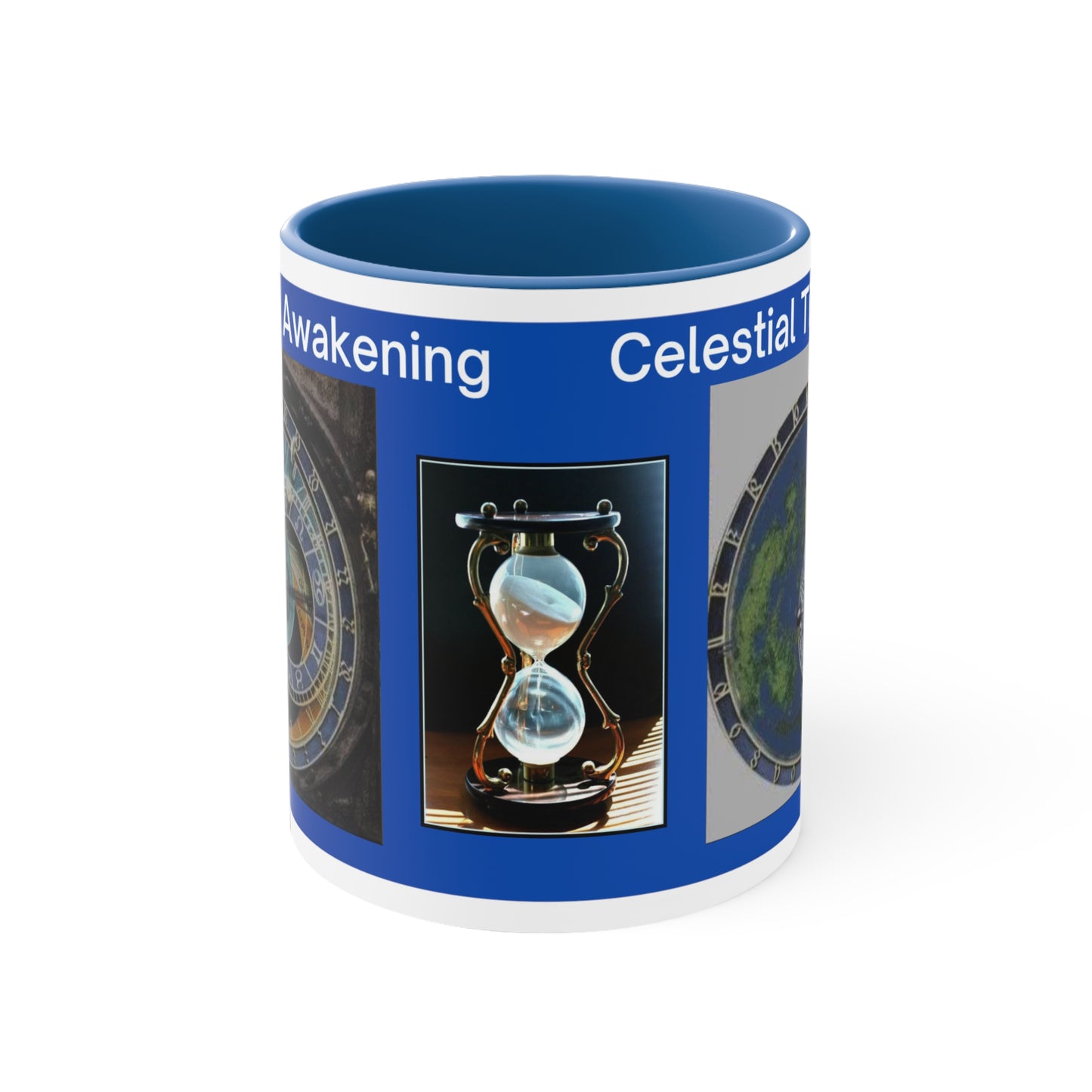 Flat Earth- Celestial Timepeice Mug