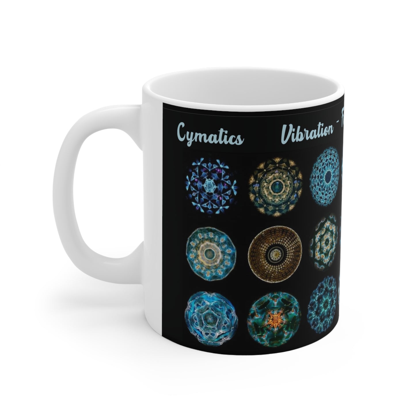 Cymatics Collection- White Mug