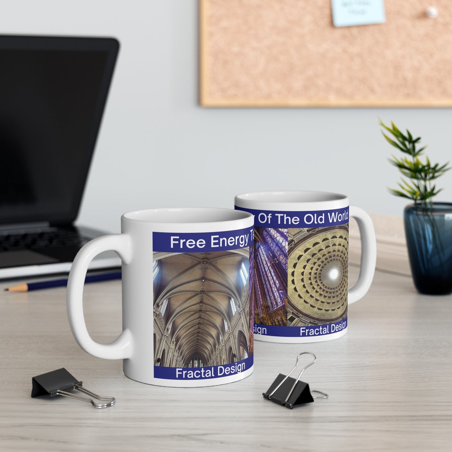 Free Energy Technology Of The Old World- Fractal Design Mug