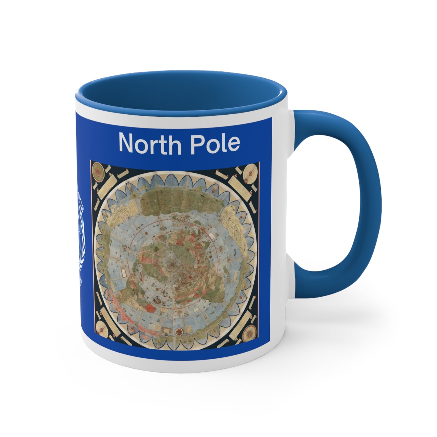 Flat Earth Awakening- North Pole Map Mug