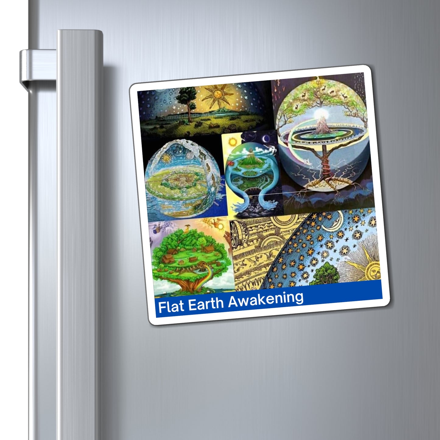 Flat Earth Awakening Magnet