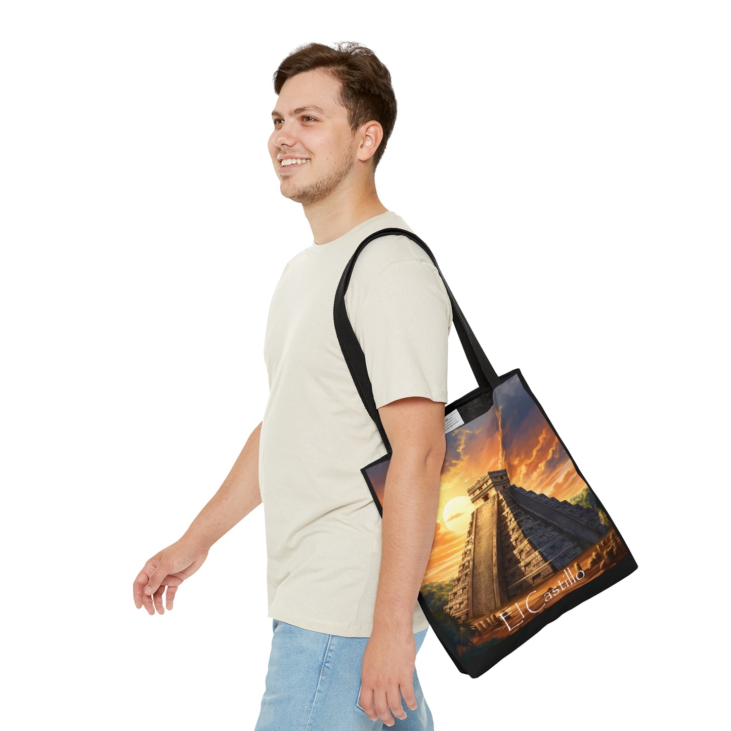 The Pyramid Collection- El Castillo Tote Bag