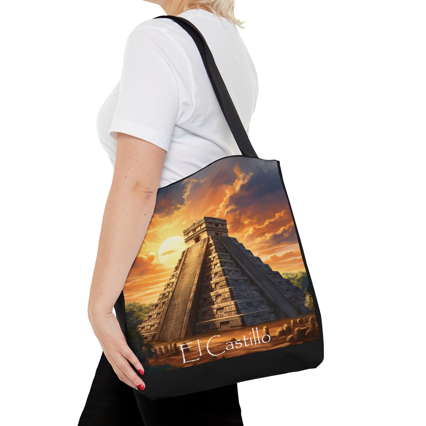 The Pyramid Collection- El Castillo Tote Bag