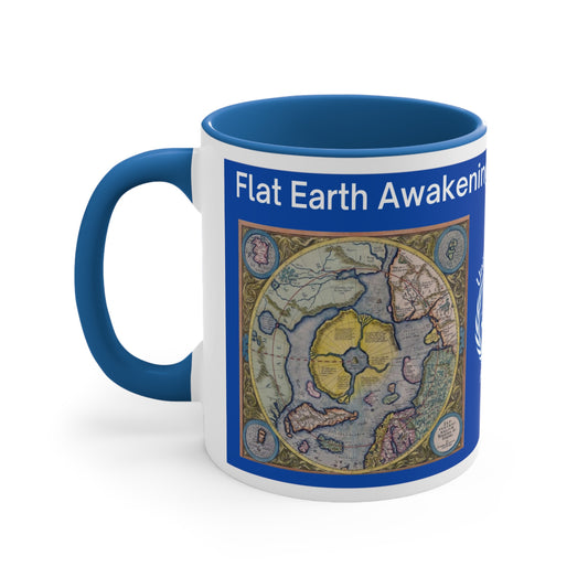 Flat Earth Awakening- North Pole Map Mug