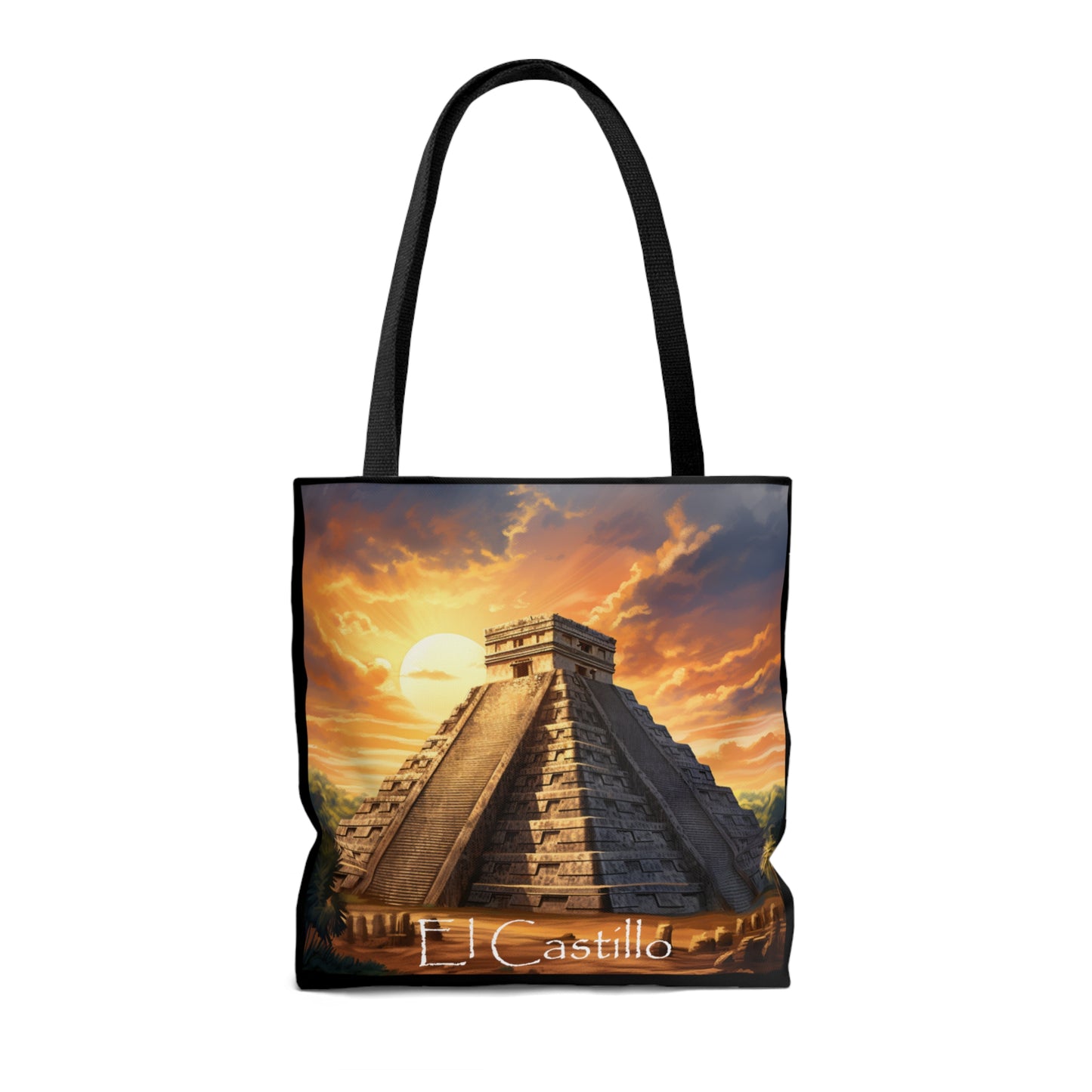 The Pyramid Collection- El Castillo Tote Bag