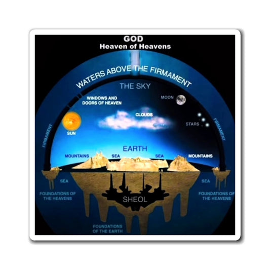 Flat Earth Awakening- Heaven of Heavens Magnet