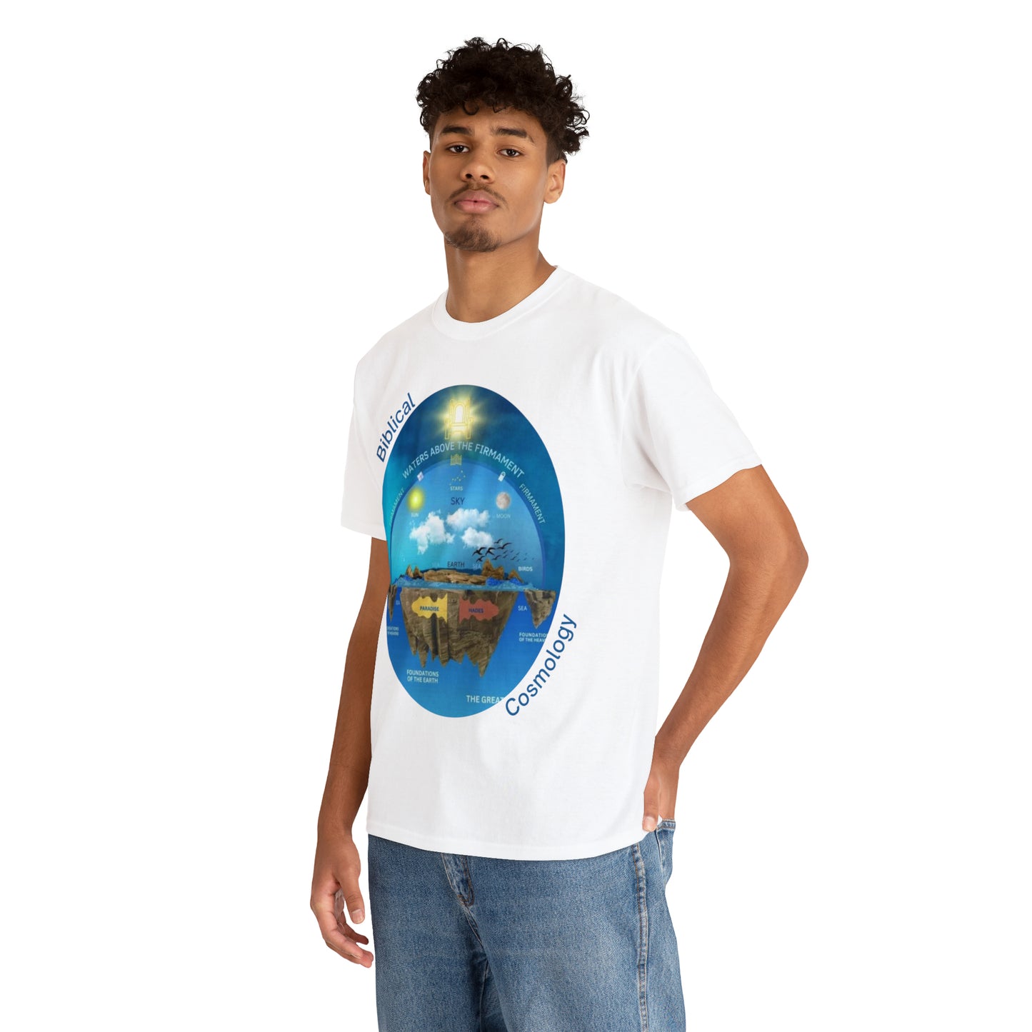 Flat Earth Awakening- Biblical Cosmology T-Shirt