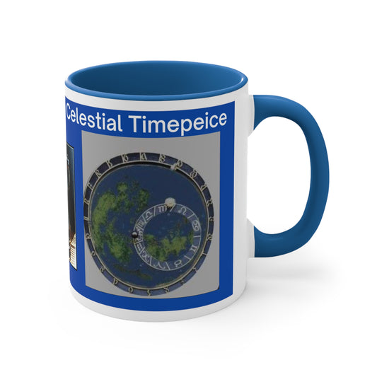 Flat Earth- Celestial Timepeice Mug