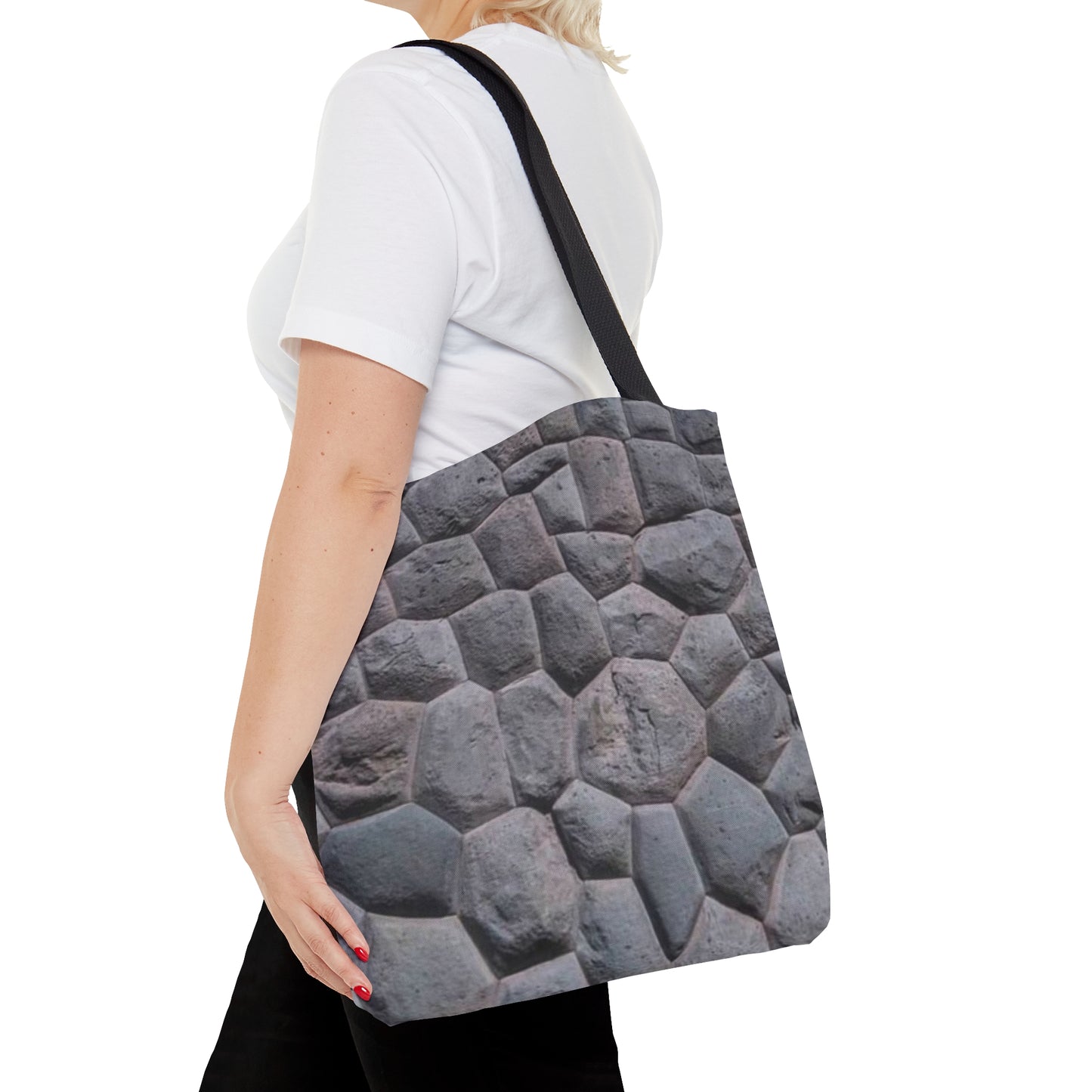 Old World Structural Elements- Hexagonal Megaliths Tote Bag