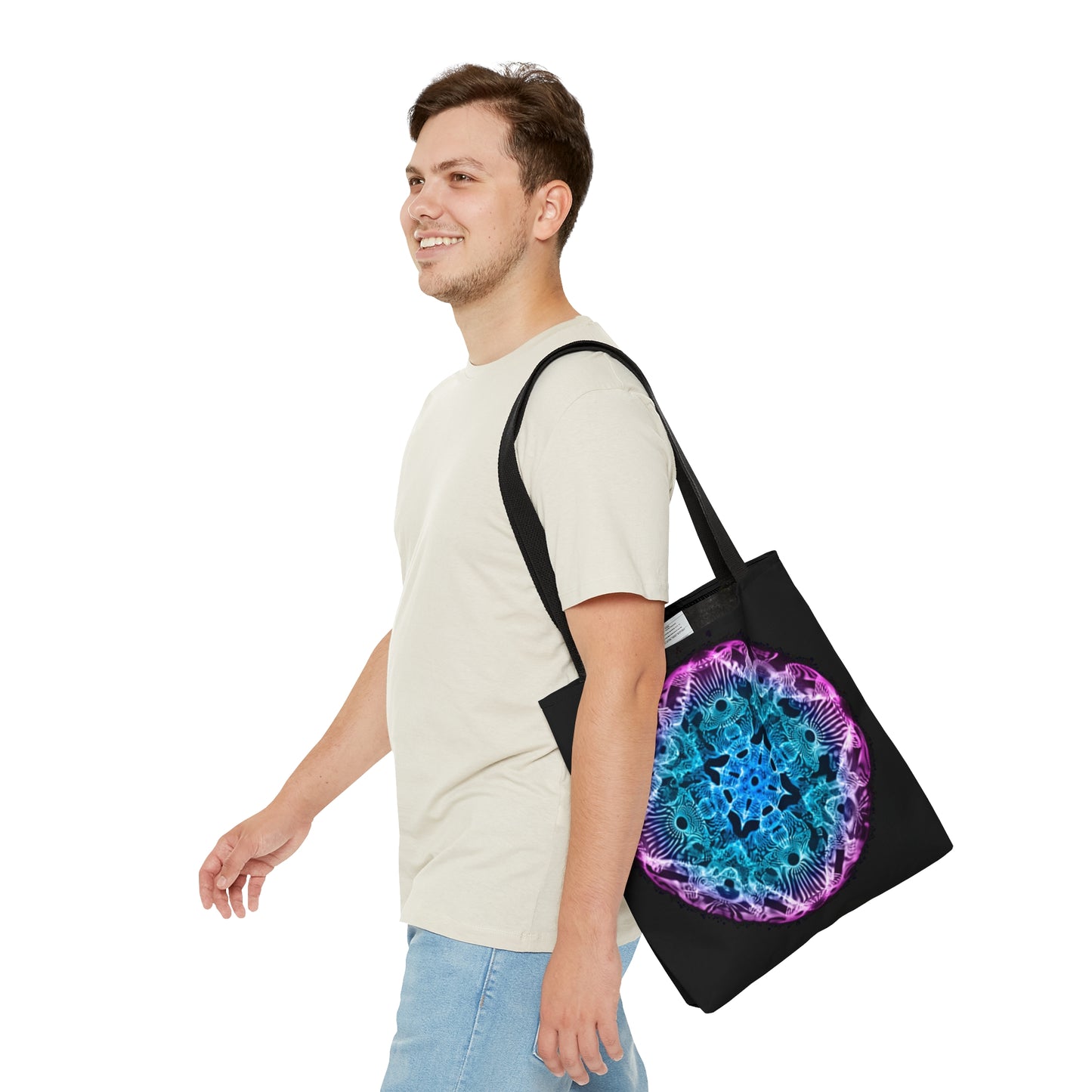 Cymatics Collection- Purple Cymatic Tote Bag