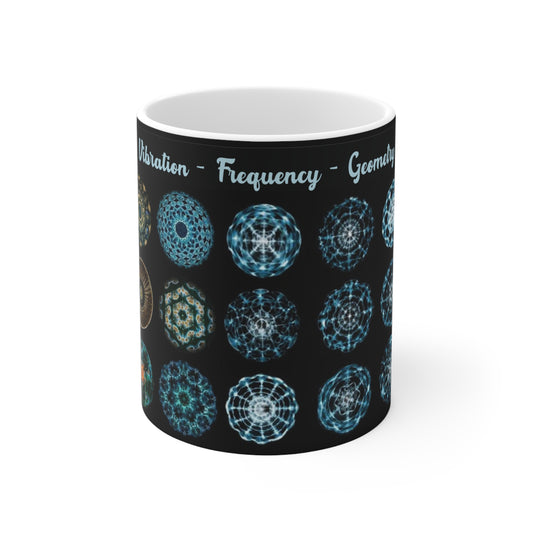 Cymatics Collection- White Mug