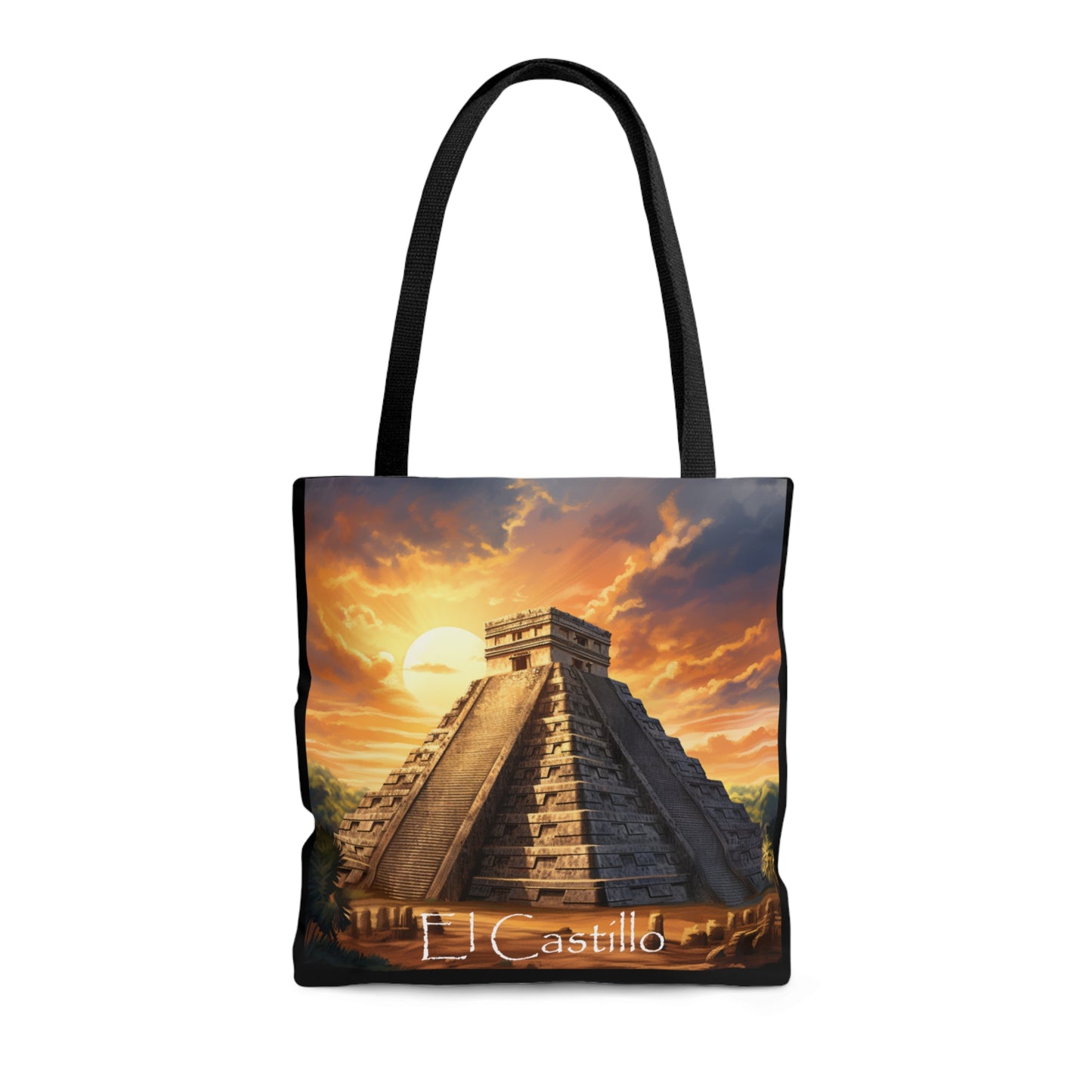 The Pyramid Collection- El Castillo Tote Bag